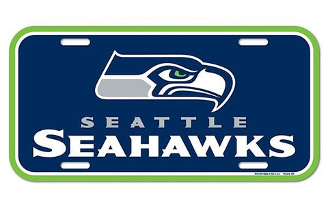 Seattle Seahawks Logo Plastic License Plate NEW!! Free Shipping