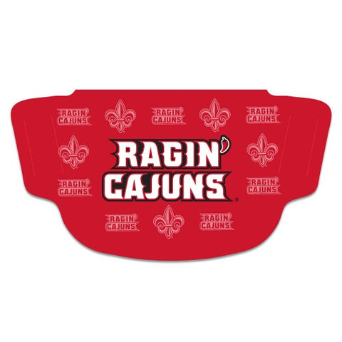 Louisiana Ragin Cajuns Wordmark Fan Mask One Size Fits Most NEW!