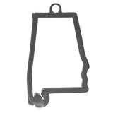 Alabama Crimson Tide Logo State Outline Charm Necklace Free Shipping!