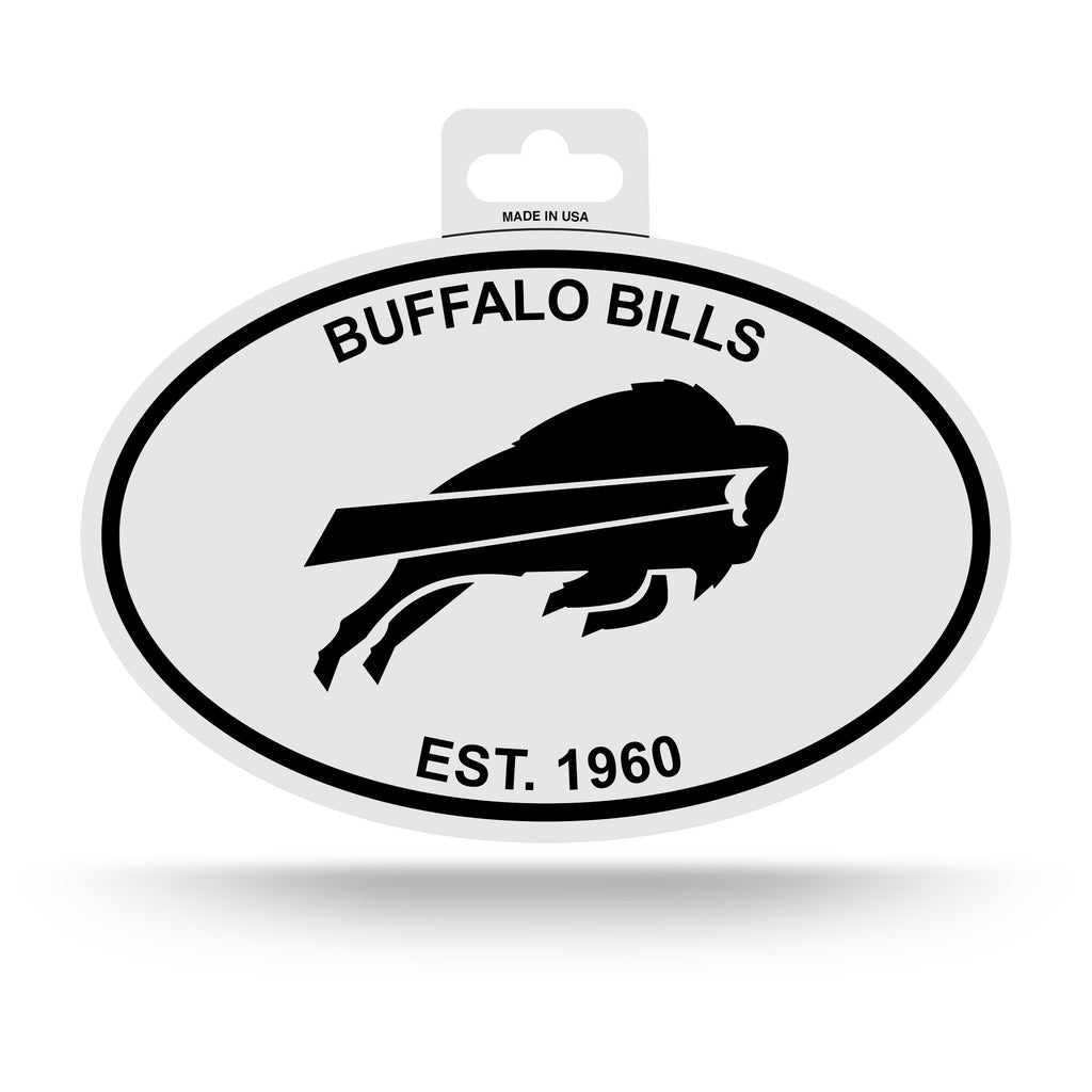 Buffalo Bills Oval Decal Sticker NEW!! 3 x 5 Inches Free Shipping