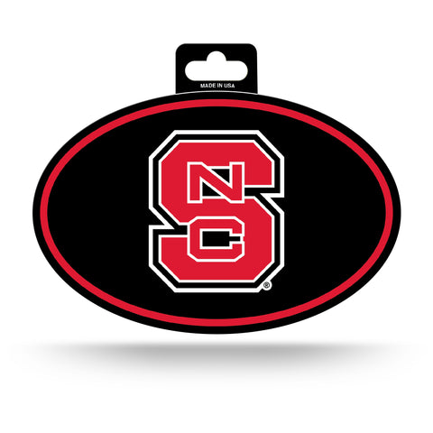 North Carolina State Wolfpack  Oval Decal Full Color Sticker NEW!! 3 x 5 Inches Free Shipping