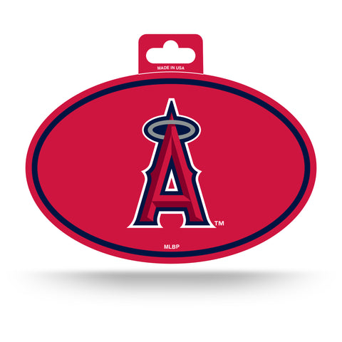 Los Angeles Angels Oval Decal Full Color Sticker NEW!! 3 x 5 Inches Free Shipping