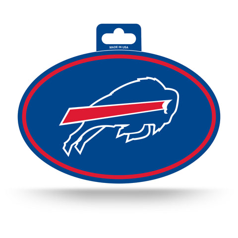 Buffalo Bills Oval Decal Full Color Sticker NEW!! 3 x 5 Inches Free Shipping