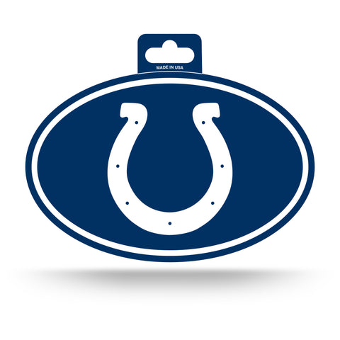 Indianapolis Colts Oval Decal Full Color Sticker NEW!! 3 x 5 Inches Free Shipping