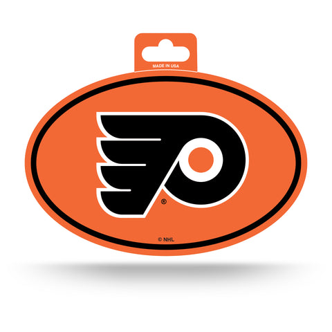 Philadelphia Flyers Oval Decal Full Color Sticker NEW!! 3 x 5 Inches Free Shipping