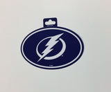 Tampa Bay Lightning Oval Decal Full Color Sticker NEW!! 3 x 5 Inches Free Shipping