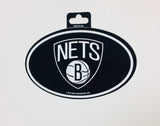 Brooklyn Nets Oval Decal Full Color Sticker NEW!! 3 x 5 Inches Free Shipping