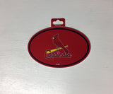 St. Louis Cardinals Oval Decal Full Color Sticker NEW!! 3 x 5 Inches Free Shipping