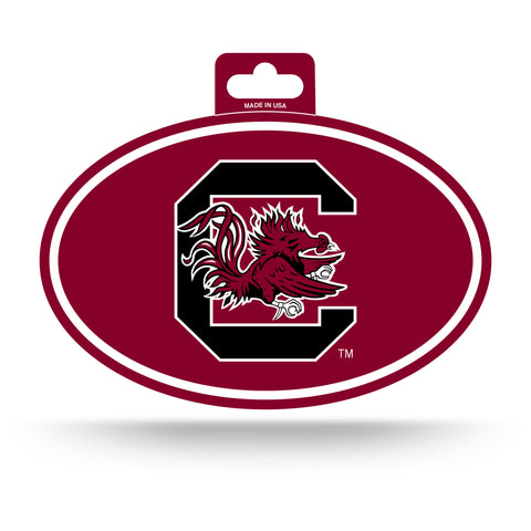 South Carolina Gamecocks Oval Decal Full Color Sticker NEW!! 3 x 5 Inches Free Shipping