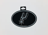San Antonio Spurs Oval Decal Full Color Sticker NEW!! 3 x 5 Inches Free Shipping
