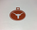 Texas Longhorns Oval Decal Full Color Sticker NEW!! 3 x 5 Inches Free Shipping