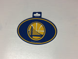 Golden State Warriors Oval Decal Full Color Sticker NEW!! 3 x 5 Inches Free Shipping
