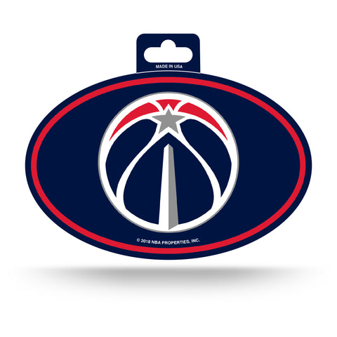 Washington Wizards Oval Decal Full Color Sticker NEW!! 3 x 5 Inches Free Shipping