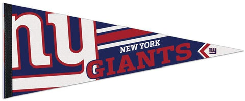 New York Giants Premium Pennant Felt Wool NEW!! Free Shipping 12x30 Inches