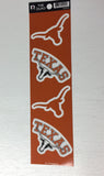 Texas Longhorns Set of 4 Decals Stickers The Quad by Rico 3x2 Inches