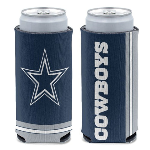 Dallas Cowboys Slim Can Koozie Holder Collapsible Free Shipping!