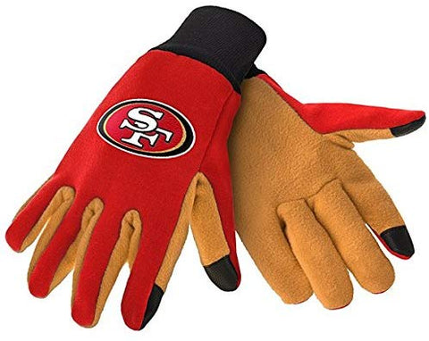 San Francisco 49ers Texting Gloves NEW One Size Fits Most FOCO