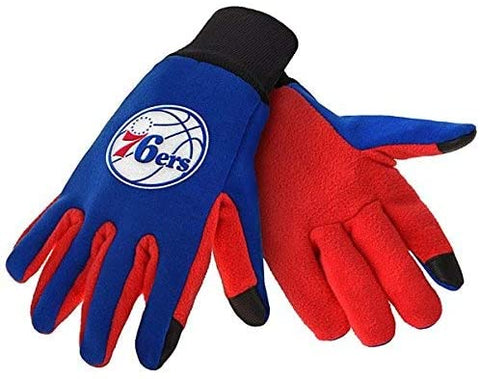 Philadelphia 76ers Texting Gloves NEW One Size Fits Most FOCO