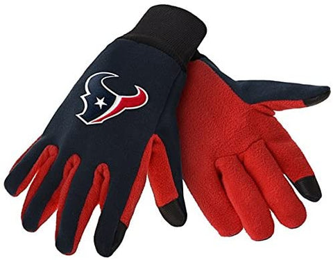 Houston Texans Texting Gloves NEW One Size Fits Most FOCO