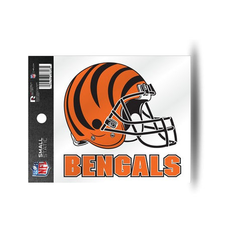 Cincinnati Bengals Helmet Static Cling Sticker NEW!! Window or Car! NFL