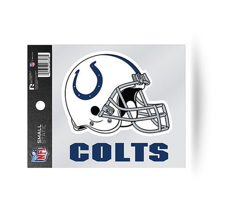 Indianapolis Colts Helmet Static Cling Sticker NEW!! Window or Car! NFL