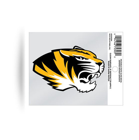 Missouri Tigers Head Logo Static Cling Sticker NEW!! Window or Car! NCAA Mizzou