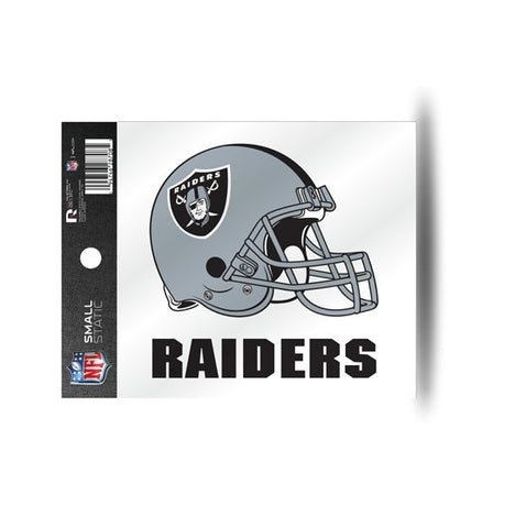 Oakland Raiders Helmet Static Cling Sticker NEW!! Window or Car! NFL