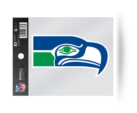 Seattle Seahawks Retro Logo Static Cling Sticker NEW!! Window or Car! Reusable