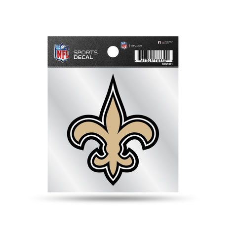 New Orleans Saints Logo Die Cut Decal NEW 3x3 Inches Window or Car! NFL