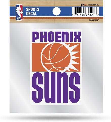 Phoenix Suns Retro Logo Die-Cut Decal 3x2 Inches Window, Car or Laptop!