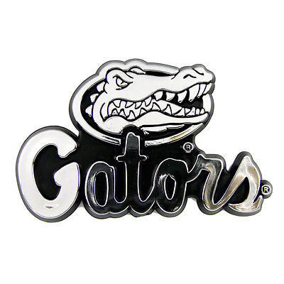 Florida Gators Logo 3D Chrome Auto Decal Sticker NEW!! Truck or Car