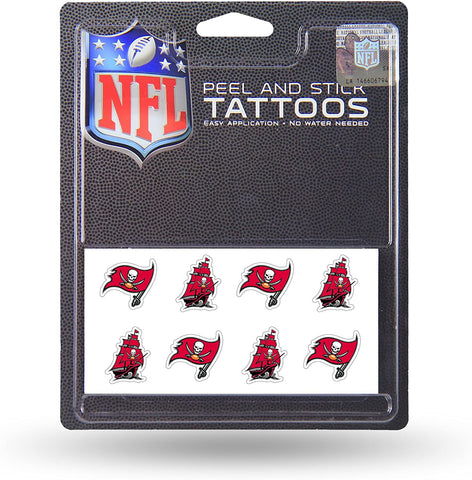 Tampa Bay Buccaneers Peel and Stick Tattoos NEW!! Free Shipping NFL