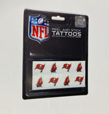 Tampa Bay Buccaneers Peel and Stick Tattoos NEW!! Free Shipping NFL