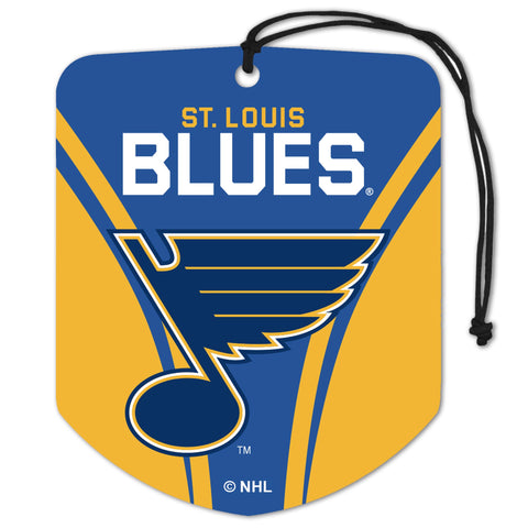 St. Louis Blues Air Freshener Fresh Scent 2 Pack Car Truck NEW 3x3 Inches
