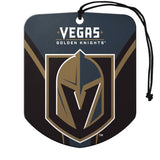 Vegas Golden Knights Air Freshener Fresh Scent 2 Pack Car Truck NEW 3x3 Inches