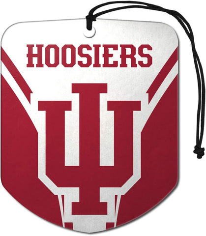 Indiana Hoosiers Air Freshener Fresh Scent 2 Pack Car Truck NEW 3x3 Inches