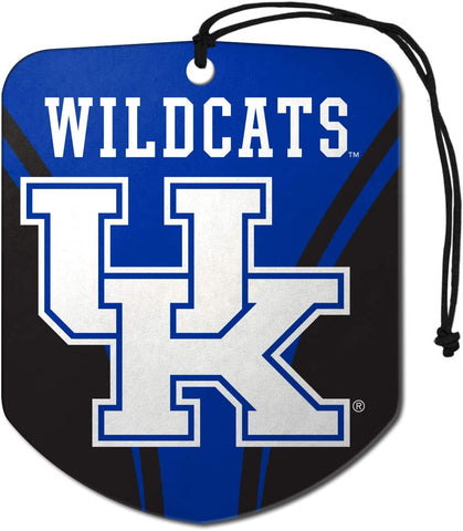 Kentucky Wildcats Air Freshener Fresh Scent 2 Pack Car Truck NEW 3x3 Inches