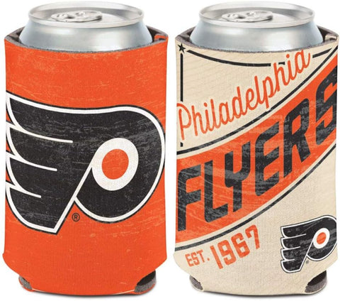 Philadelphia Flyers Retro Logo Can Koozie Holder Free Shipping! NEW! Collapsible