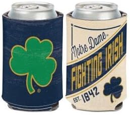 Notre Dame Fightning Irish Retro Logo Can Koozie Holder Free Shipping! NEW! Collapsible