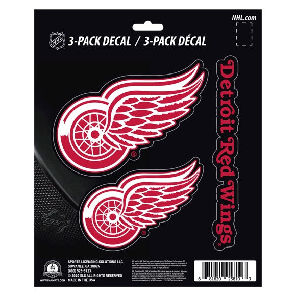  Official NHL Detroit Red Wings Primary Team Logo