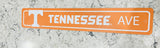 Tennessee Volunteers Street Sign NEW! 4"x24" "Volunteers Dr." Man Cave Free Ship