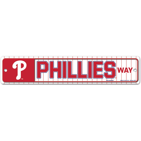Philadelphia Phillies Street Sign NEW! 4"X 19" "Phillies Way" Man Cave