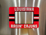 Louisiana Ragin Cajuns Magnetic Picture Frame 5x7 Inches Fridge 4x2 Opening