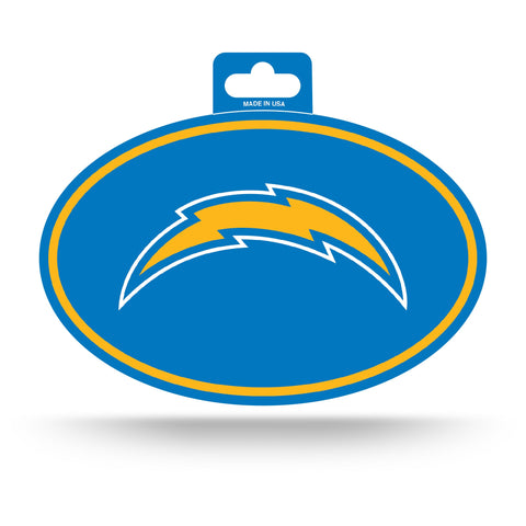 Los Angeles Chargers Oval Decal Full Color Sticker NEW!! 3 x 5 Inches Free Shipping