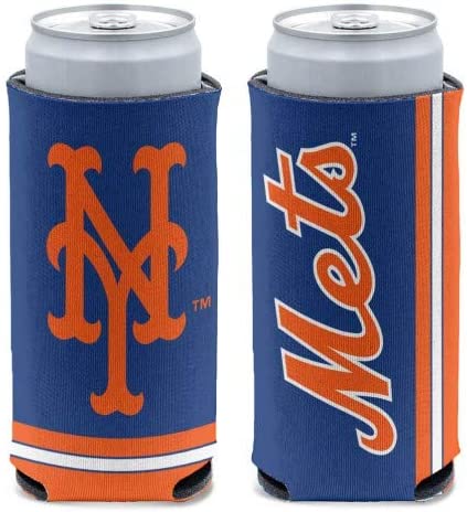 New York Mets Slim Can Koozie Holder Collapsible