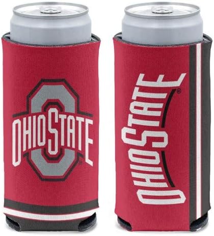 Ohio State Buckeyes Slim Can Koozie Holder Collapsible (1)