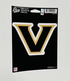 Vanderbilt Commodores Die Cut Decal NEW!! 5 X 4 Window, Car or Laptop!