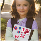 Philadelphia Phillies Vinyl Sticker Sheet 17 Decals 5x7 Inches (Copy)