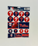 Philadelphia Phillies Vinyl Sticker Sheet 17 Decals 5x7 Inches (Copy)