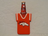 Denver Broncos NFL Neoprene Bottle Jersey Koozie Beer Holder Orange